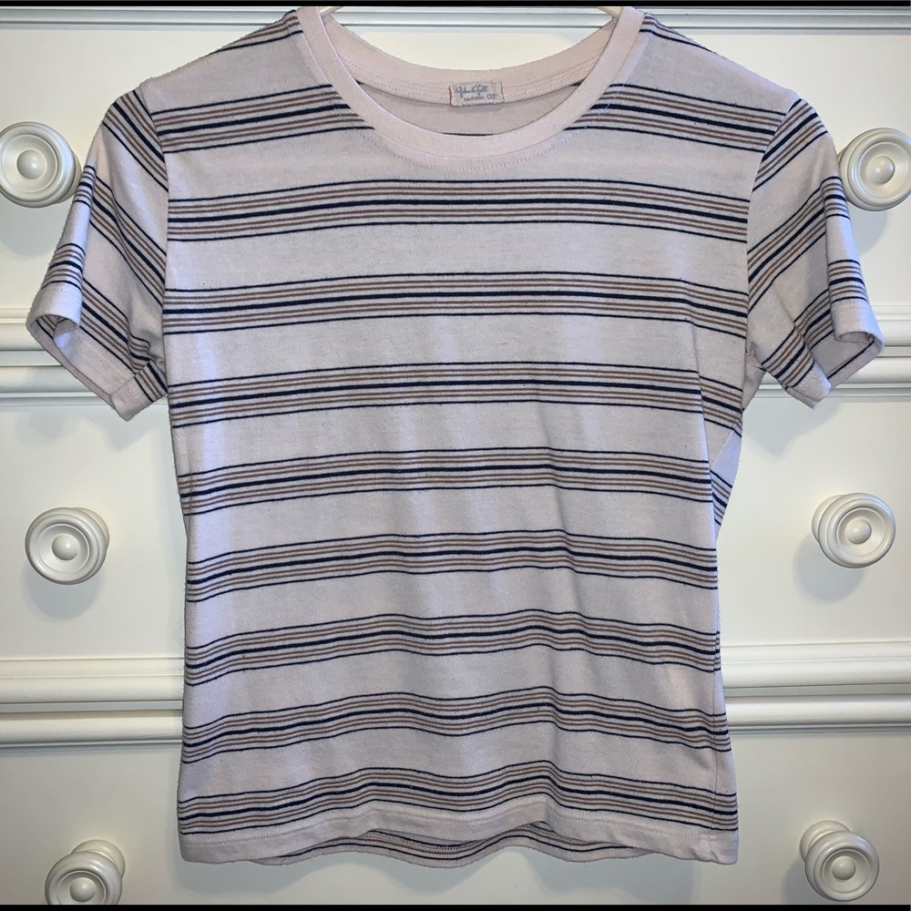 john galt striped tee